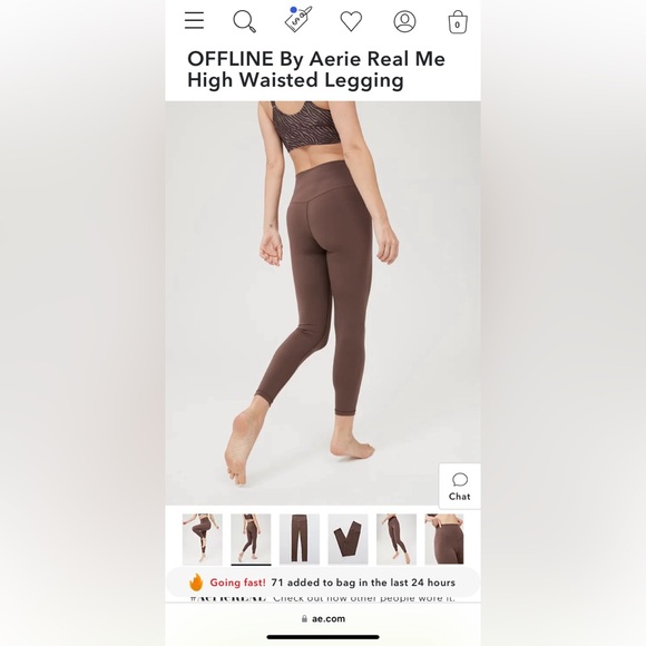 Aerie Real Me High Waisted Legging - Picture 4 of 4